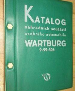 Wartburg - Katalog náhradních součástí