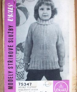 Vkus - Dětský pletený raglanový svetr