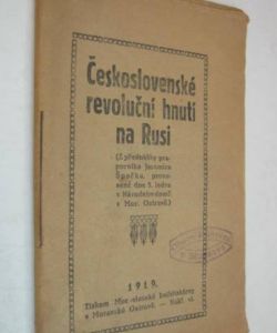 4eskoslovenské revoluční hnutí na Rusi