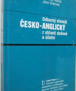 Odborný slovník česko anglický z oblasti daňové a účetní