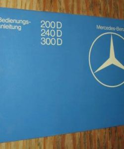 Mercedes-Benz 200D, 240D, 300D - návod k použití