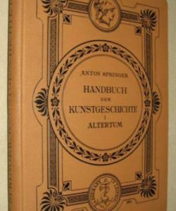 Handbuch der kunstgeschichte  I-IV.